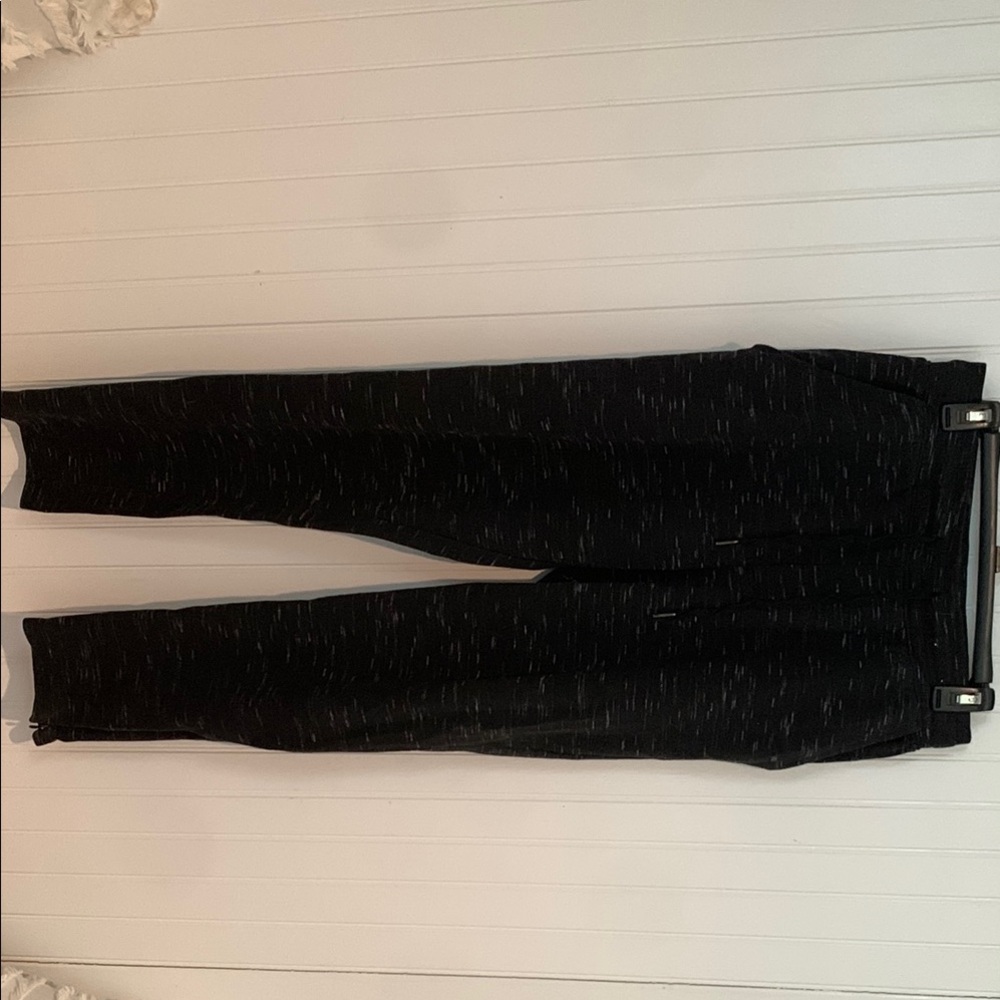 Black Patterned Pants